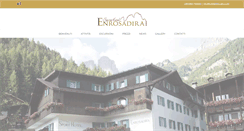 Desktop Screenshot of hotelenrosadira.com